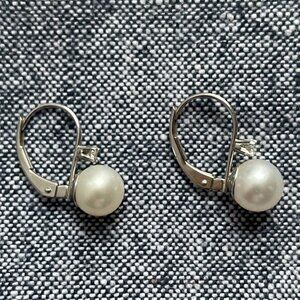 Pearl + Diamond Earrings